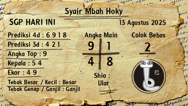Prediksi SGP