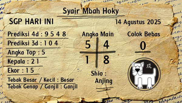 Prediksi SGP