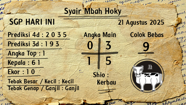 Prediksi SGP