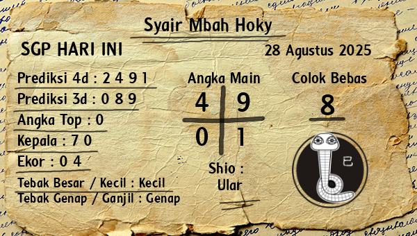 Prediksi SGP