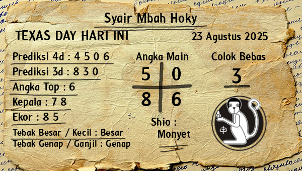 Prediksi Texas Day