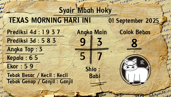 Prediksi Texas Morning