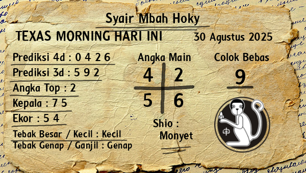 Prediksi Texas Morning