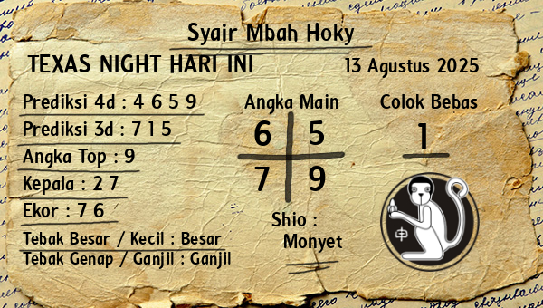 Prediksi Texas Night