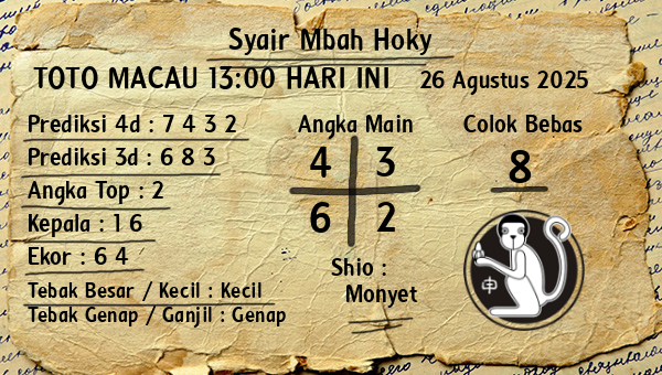 Prediksi Toto Macau 13:00