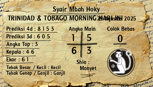 Prediksi Trinidad & Tobago Morning