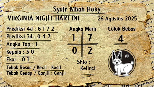 Prediksi Virginia Night