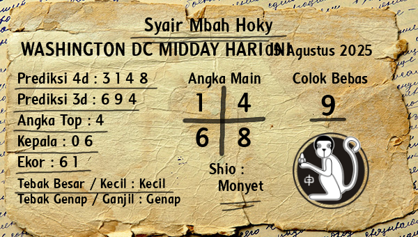 Prediksi Washington Dc Midday
