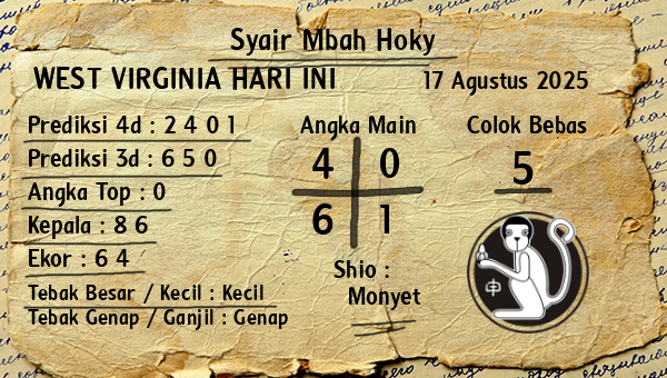 Prediksi West Virginia