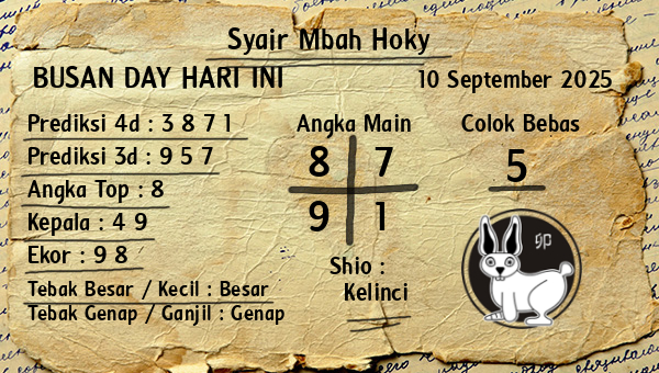 Prediksi Busan Day