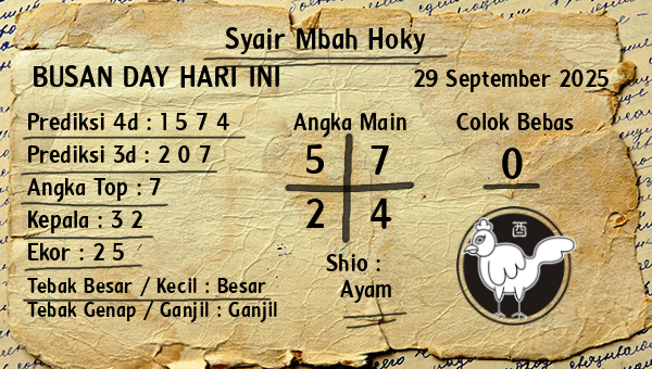 Prediksi Busan Day