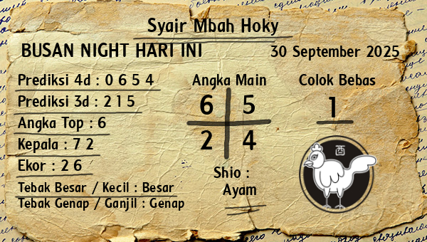 Prediksi Busan Night
