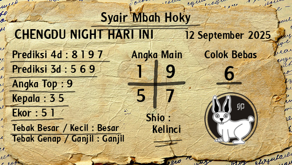 Prediksi Chengdu Night
