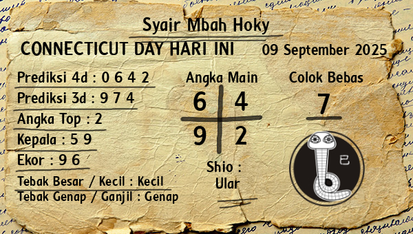 Prediksi Connecticut Day
