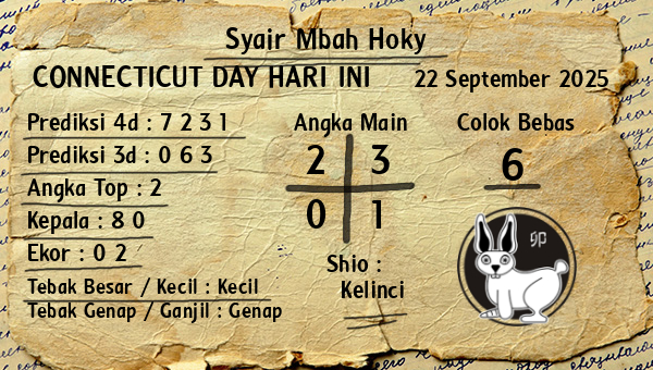 Prediksi Connecticut Day