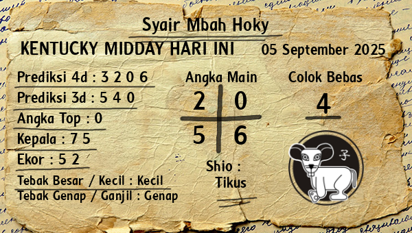 Prediksi Kentucky Midday