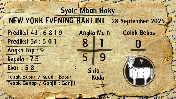 Prediksi New York Evening