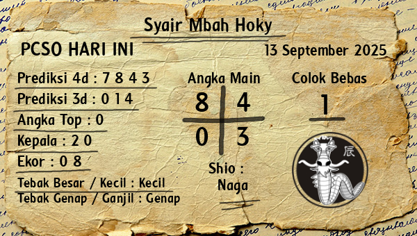 Prediksi Pcso