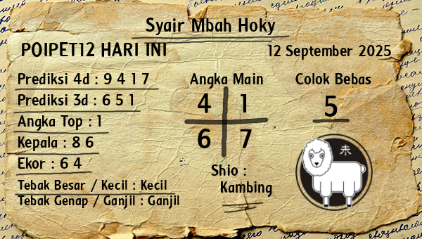 Prediksi Poipet12