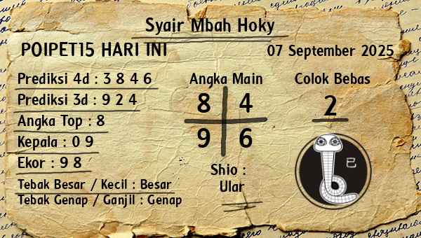 Prediksi Poipet15