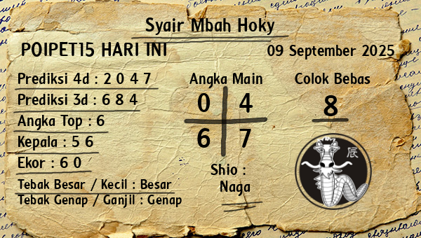 Prediksi Poipet15