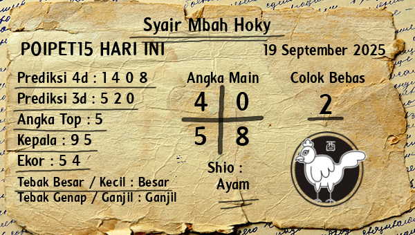Prediksi Poipet15