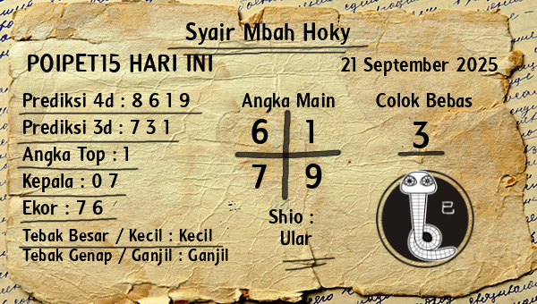 Prediksi Poipet15
