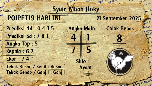 Prediksi Poipet19