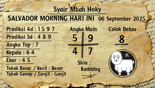 Prediksi Salvador Morning