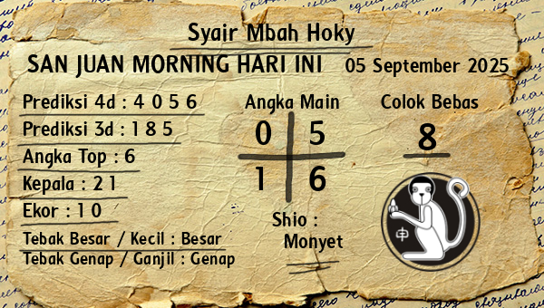 Prediksi San Juan Morning