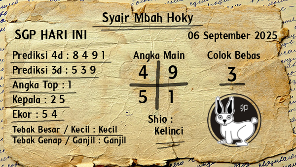 Prediksi SGP