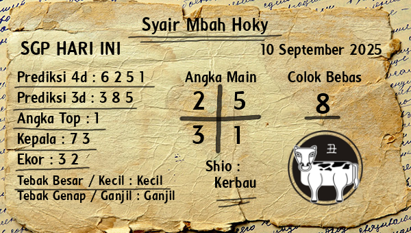 Prediksi SGP