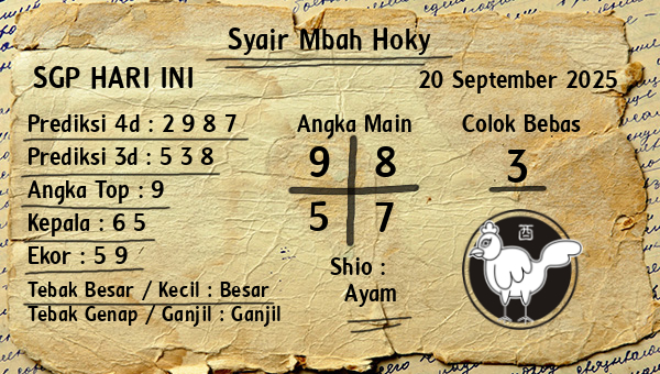 Prediksi SGP