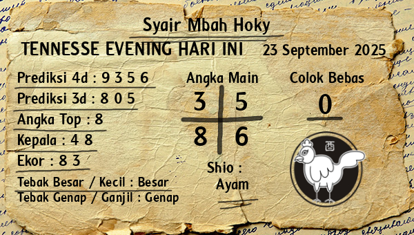 Prediksi Tennesse Evening