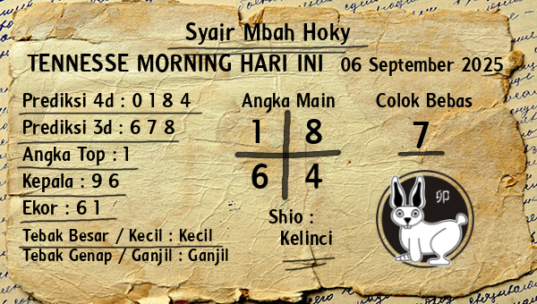 Prediksi Tennesse Morning