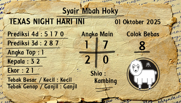 Prediksi Texas Night
