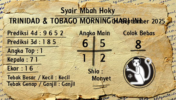 Prediksi Trinidad & Tobago Morning