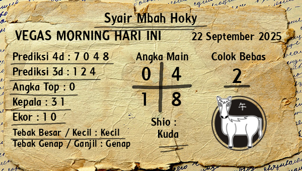 Prediksi Vegas Morning