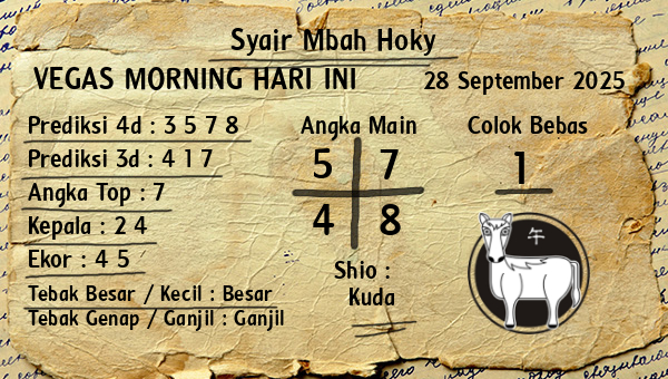 Prediksi Vegas Morning
