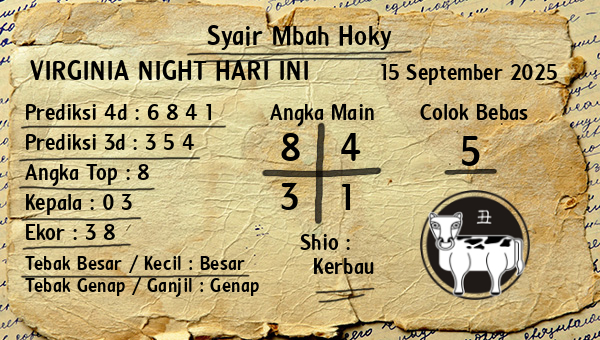 Prediksi Virginia Night