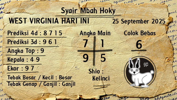 Prediksi West Virginia