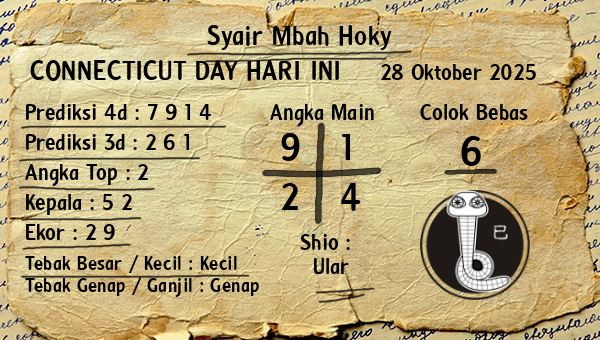 Prediksi Connecticut Day