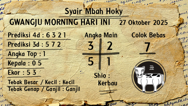 Prediksi Gwangju Morning