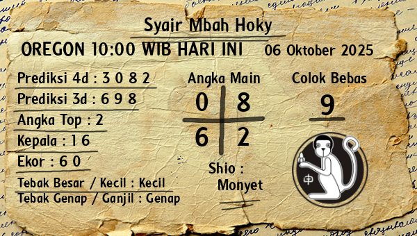 Prediksi Oregon 10:00 WIB
