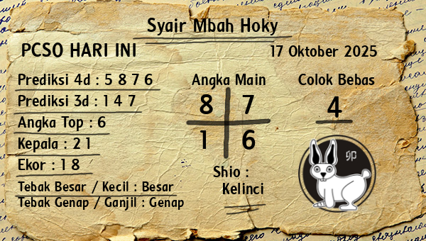 Prediksi Pcso