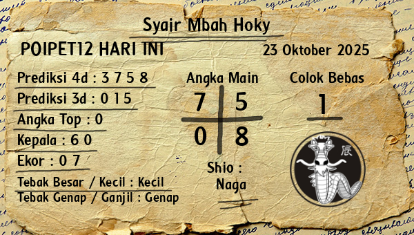 Prediksi Poipet12