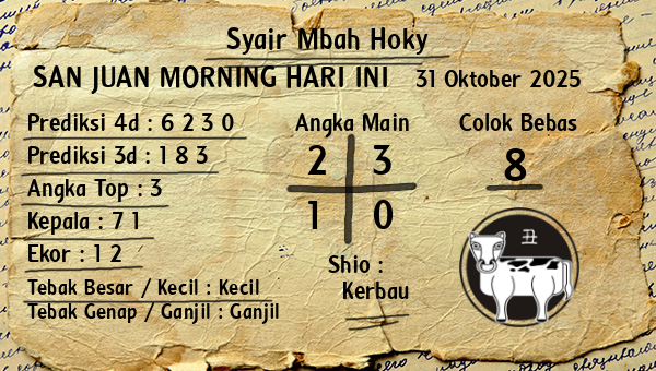 Prediksi San Juan Morning