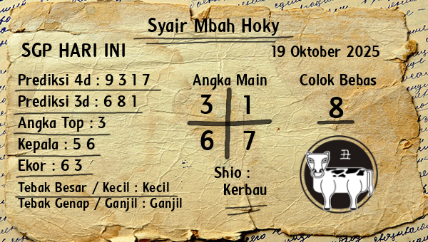 Prediksi SGP