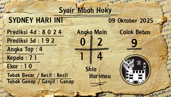 Prediksi Sydney