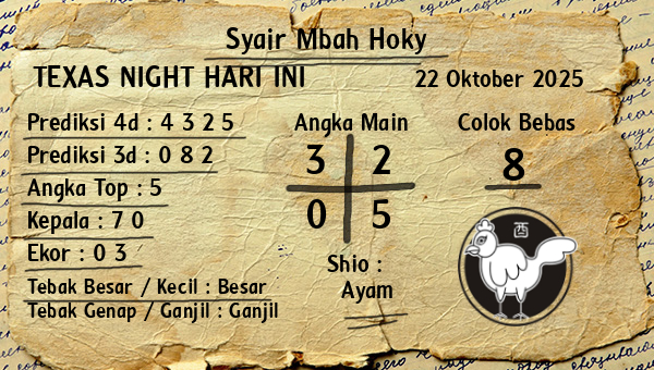 Prediksi Texas Night